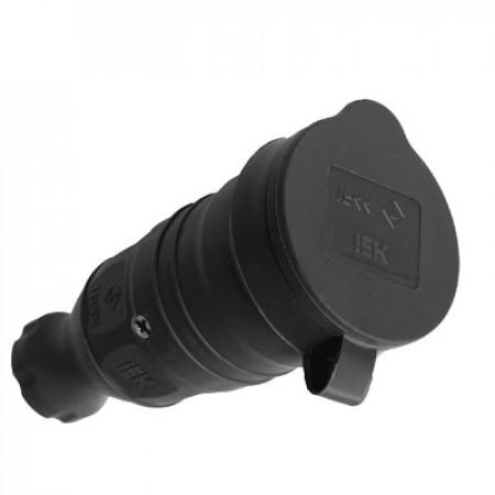 Розетка каучук.32А переносная (3Р+Е) IP 44
