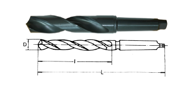 Сверло с кон/хв д.24